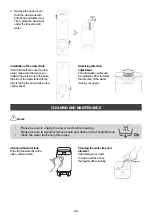 Предварительный просмотр 28 страницы Gorenje 737865 Instruction Manual