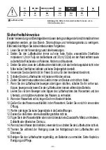 Предварительный просмотр 31 страницы Gorenje 737865 Instruction Manual