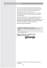 Preview for 81 page of Gorenje 738287 Instruction Manual