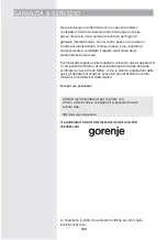 Preview for 108 page of Gorenje 738287 Instruction Manual