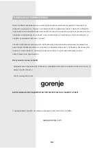 Preview for 182 page of Gorenje 738287 Instruction Manual