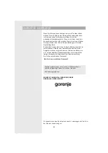 Preview for 95 page of Gorenje 738290 Instruction Manual