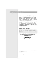 Preview for 217 page of Gorenje 738290 Instruction Manual