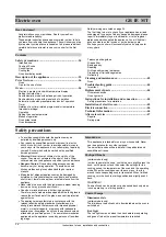 Preview for 1 page of Gorenje B 7580 E Instructions For Use, Installation, And Connection