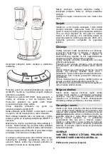 Preview for 8 page of Gorenje B1200 HEAD W Instruction Manual