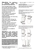 Preview for 16 page of Gorenje B1200 HEAD W Instruction Manual