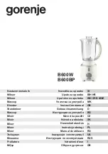 Gorenje B600BP Instruction Manual preview