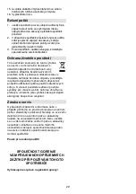 Предварительный просмотр 29 страницы Gorenje B800HC Instruction Manual