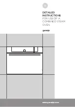 Gorenje BCS589S20X Instructions For Use Manual preview