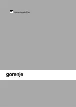 Gorenje BDF 34 X Instructions For Use Manual preview