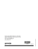 Preview for 24 page of Gorenje BG6xA User Manual