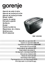 Gorenje BM 1200 BK Instruction Manual preview