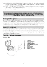 Preview for 27 page of Gorenje BM 900 WII Instruction Manual