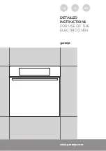 Preview for 1 page of Gorenje BO658A41XG Detailed Instructions For Use