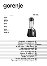 Preview for 1 page of Gorenje BPC2B Instruction Manual