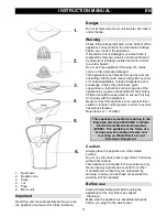 Preview for 11 page of Gorenje CJ 100 E Instruction Manual & Recipes