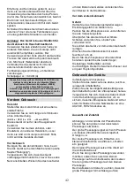 Preview for 42 page of Gorenje CJ30E Instruction Manual