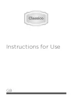 Gorenje Classico NRK621CLI Instructions For Use Manual предпросмотр