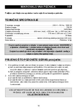 Preview for 16 page of Gorenje CMO 200 MW II Instruction Manual