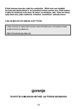 Preview for 130 page of Gorenje CMO 200 MW II Instruction Manual