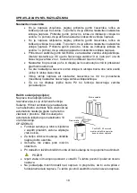 Preview for 19 page of Gorenje D 16M Installation And User Manual