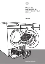 Предварительный просмотр 1 страницы Gorenje D754BJ Detailed Instructions