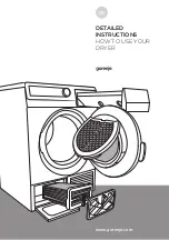 Preview for 1 page of Gorenje D764BJ Detailed Instructions