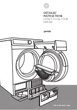 Gorenje D98F65EUK Detailed Instructions предпросмотр