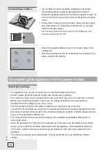 Preview for 12 page of Gorenje E6N1AX Instructions For Use, Installation, And Connection