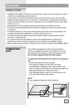 Preview for 9 page of Gorenje ECD 620 EX Instructions For Use, Installation, And Connection