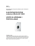 Preview for 94 page of Gorenje EFWH SERIES User Manual And Installation Instructions