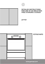 Предварительный просмотр 1 страницы Gorenje EITP6574XPD Detailed Instructions