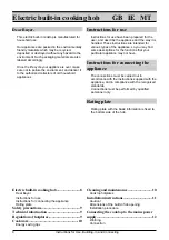 Preview for 1 page of Gorenje EMS64E Instructions For Use, Building- In And Connecting