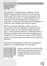 Preview for 3 page of Gorenje F6151AW Instructions For Use Manual