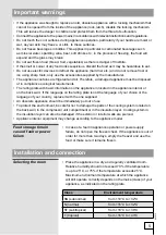 Preview for 5 page of Gorenje FH130W Instructions For Use Manual