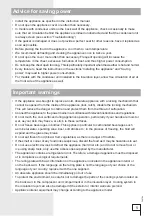 Preview for 5 page of Gorenje FH211W Instructions For Use Manual