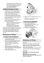 Preview for 59 page of Gorenje G-Force Plus VCEA22GPLBK Instruction Manual