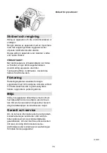 Preview for 76 page of Gorenje G-Force Plus VCEA22GPLBK Instruction Manual