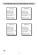 Preview for 46 page of Gorenje G34AX1-236650 Instructions For The Installation And Advice For The Maintenance