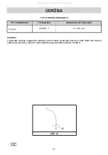 Предварительный просмотр 61 страницы Gorenje G34AX1-236650 Instructions For The Installation And Advice For The Maintenance