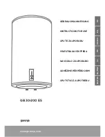 Preview for 1 page of Gorenje GB 100 E5 Instructions For Use Manual