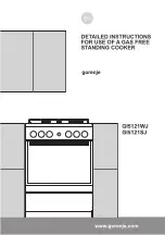 Gorenje GI5121SJ Instructions For Use Manual предпросмотр