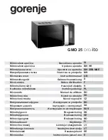 Gorenje GMO 25 ORA-ITO Instruction Manual preview