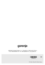 Preview for 35 page of Gorenje GS642E60S User Manual