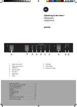 Gorenje GV62010UK Operating Instructions Manual preview