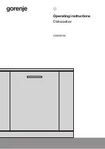 Gorenje GV662D60 Operating Instructions Manual preview