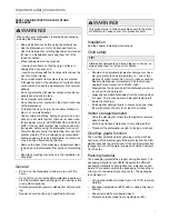 Preview for 3 page of Gorenje GV67261XXLCUS Operating Instructions Manual