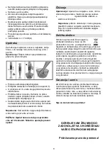 Предварительный просмотр 8 страницы Gorenje HBX480QW Instructions For Use Manual