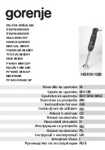 Preview for 1 page of Gorenje HBX601QB Instructions For Use Manual