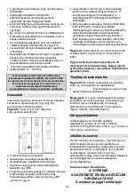 Предварительный просмотр 21 страницы Gorenje HBX601QB Instructions For Use Manual